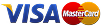 We accept Visa and Mastercard